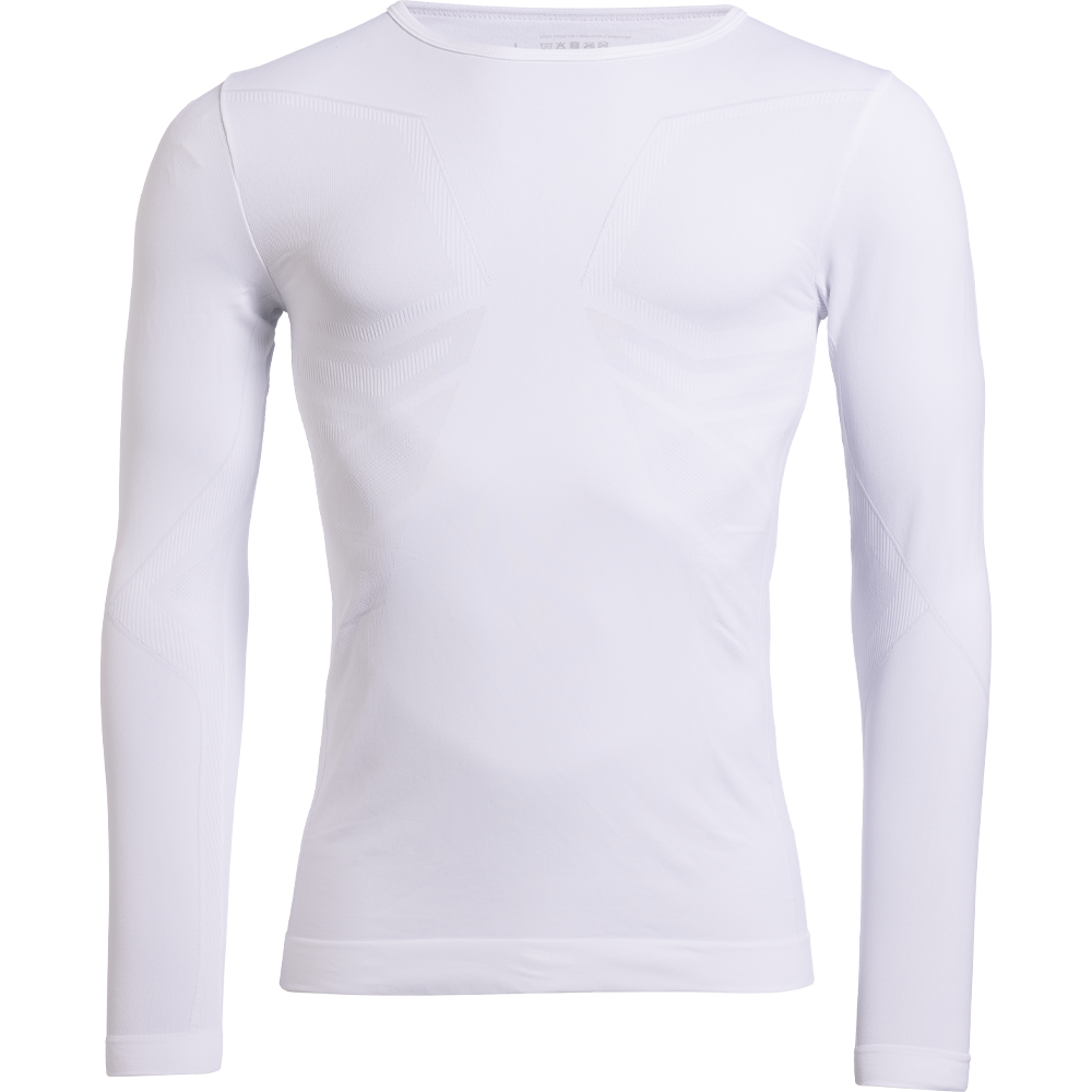 Long sleeve functional shirt in white from BWT
