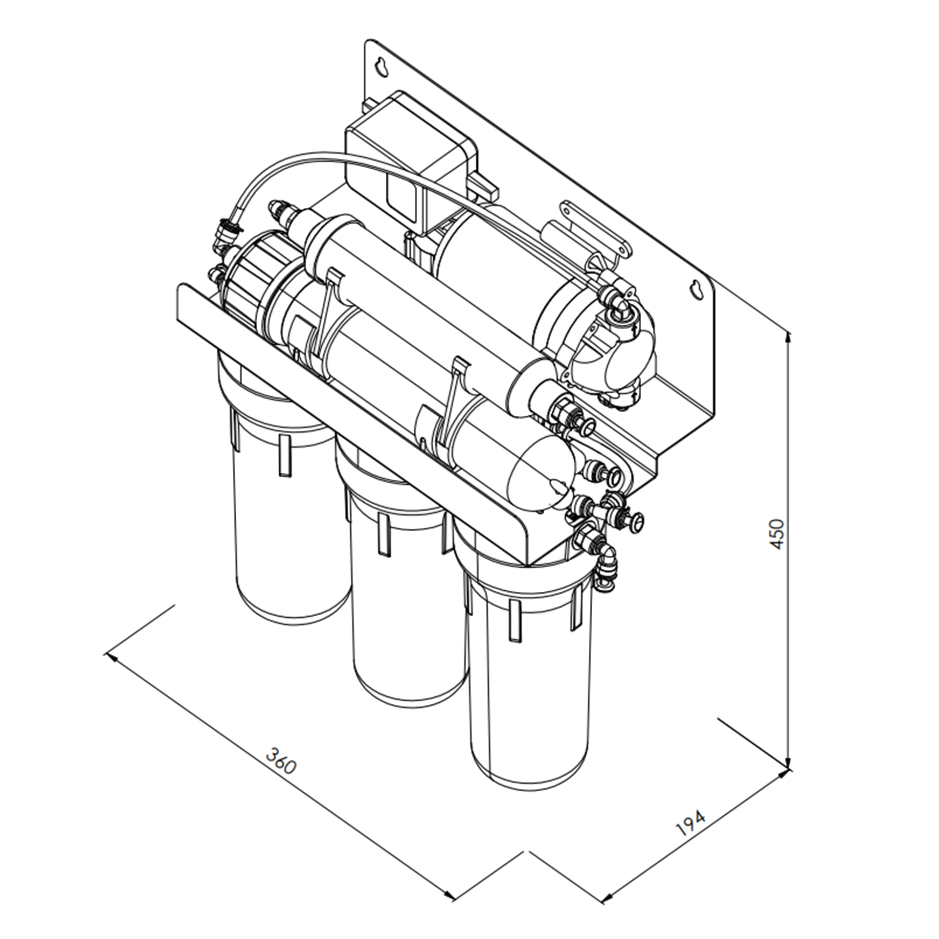 BWT Umkehrosmose-Filtersystem