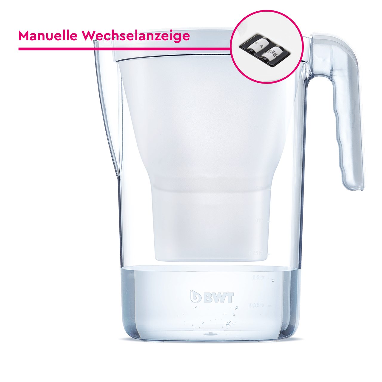 BWT VIDA Petrol Wasserfilter Mit Magnesium - 2,6L + 13 Filterkartuschen Jahrespaket