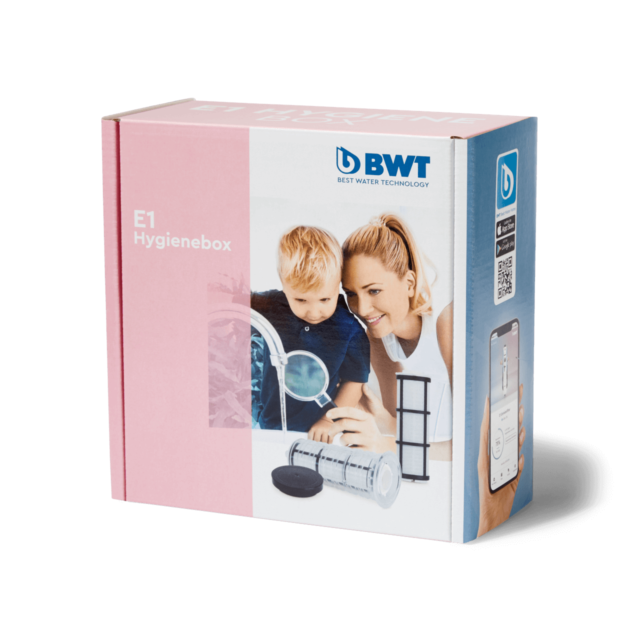 BWT E1 hygiene box for the single-lift filter