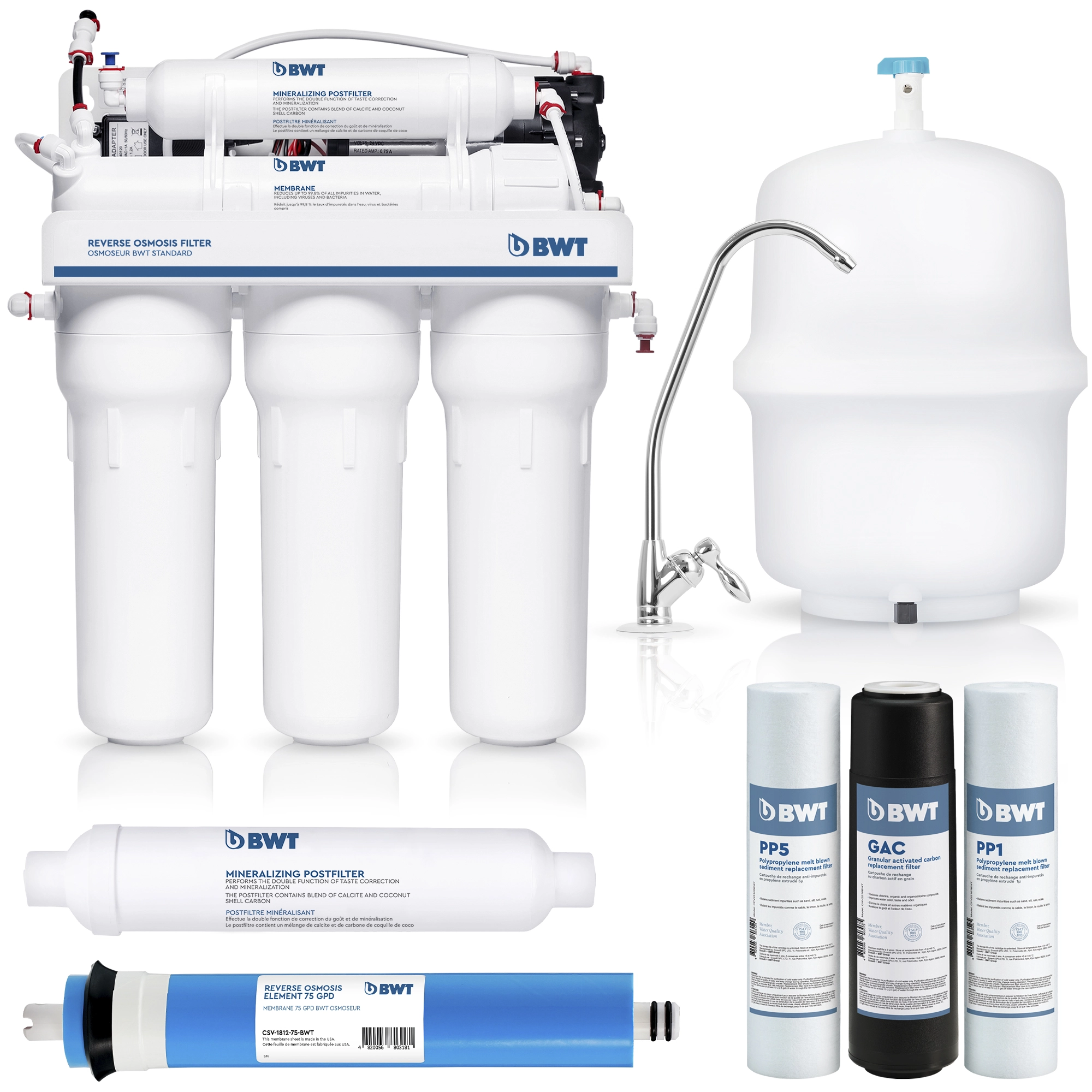 Omgekeerde osmose 4g watertank 1514 l Omgekeerde osmose 4g watertank 1514 l