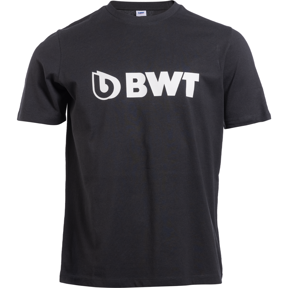 Kurzarmshirt in schwarz von BWT