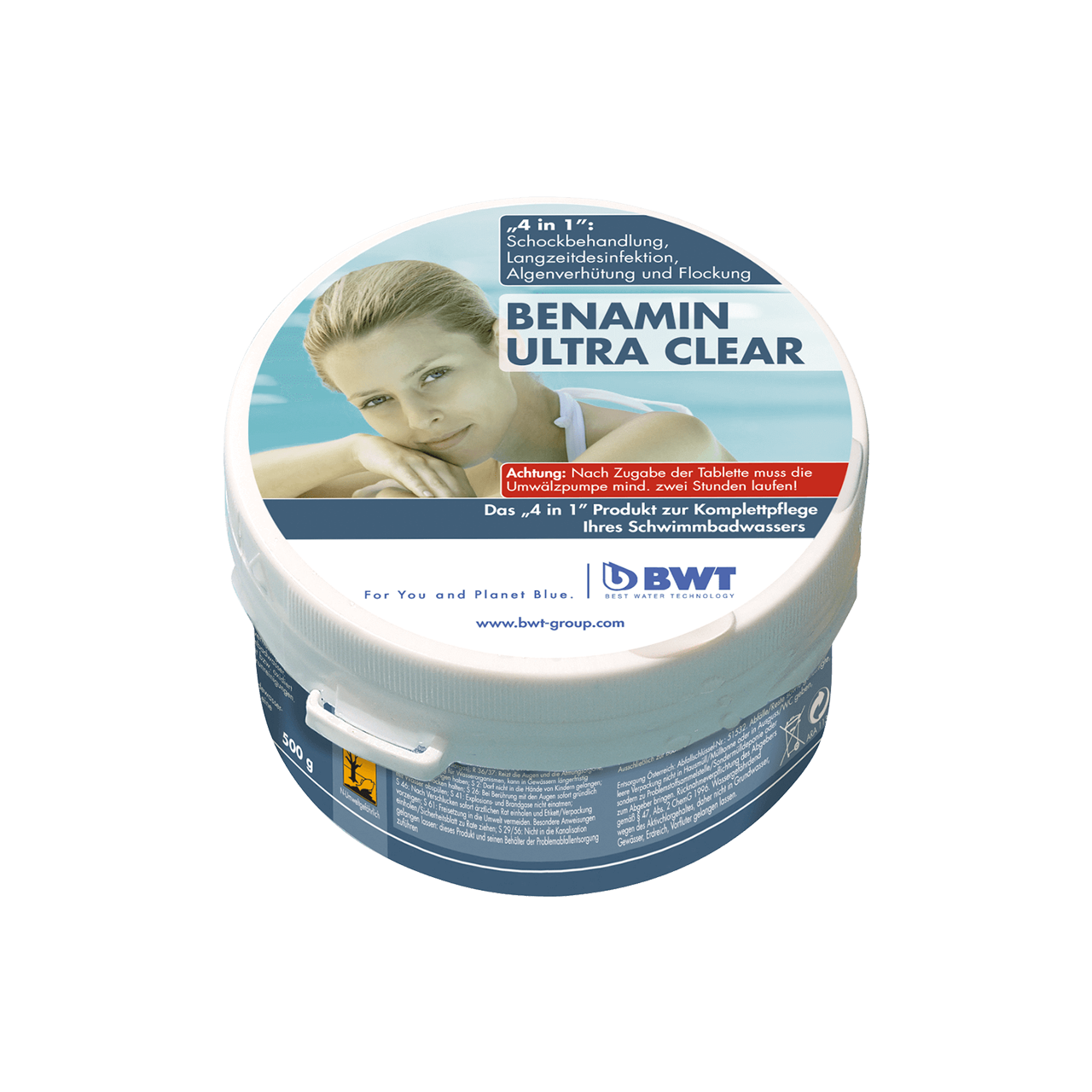 4 in 1 Komplettpflege Schwimmbadwasser