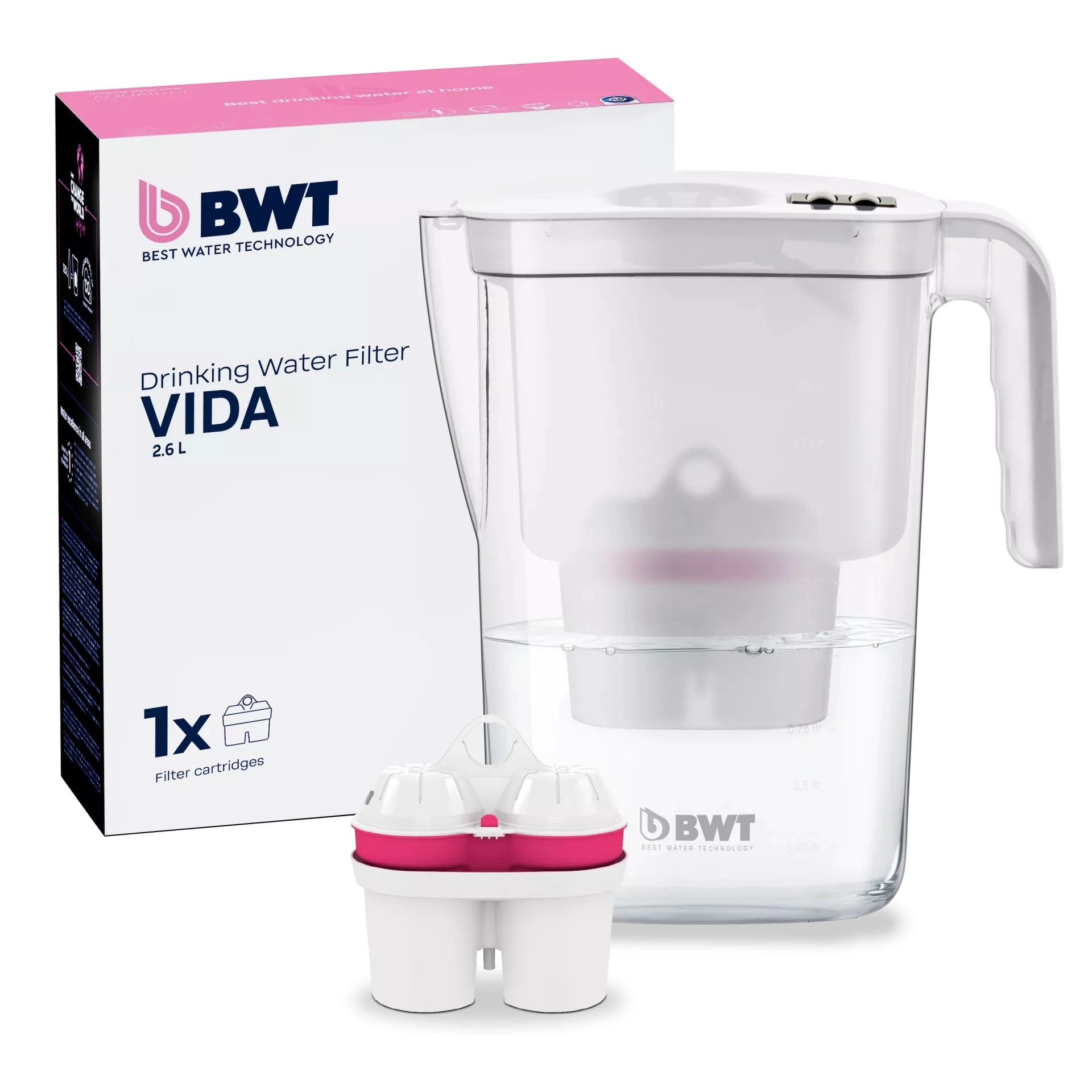 BWT_Water_filter_Vida+1 Magnesium_filter_White