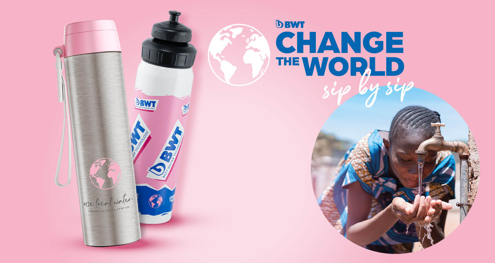 Change the World Flaschen von BWT