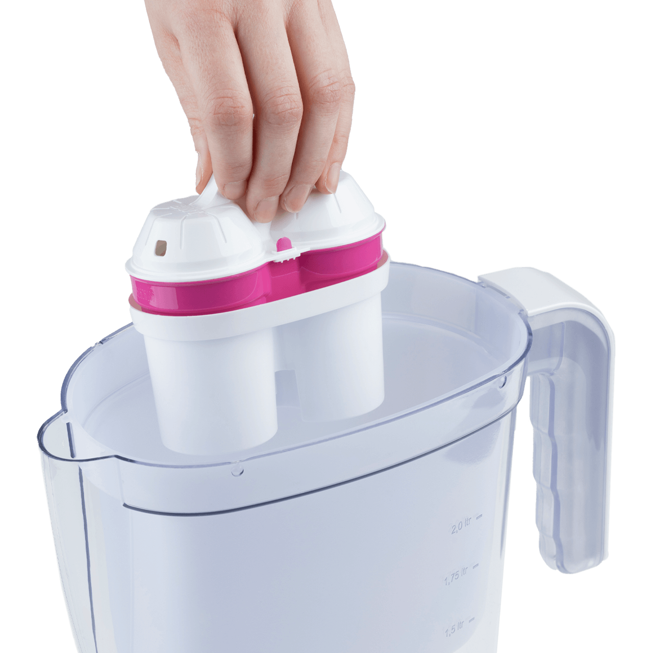 BWT Tischwasserfilter Vida in weiß inkl. 1 Filterkartusche 