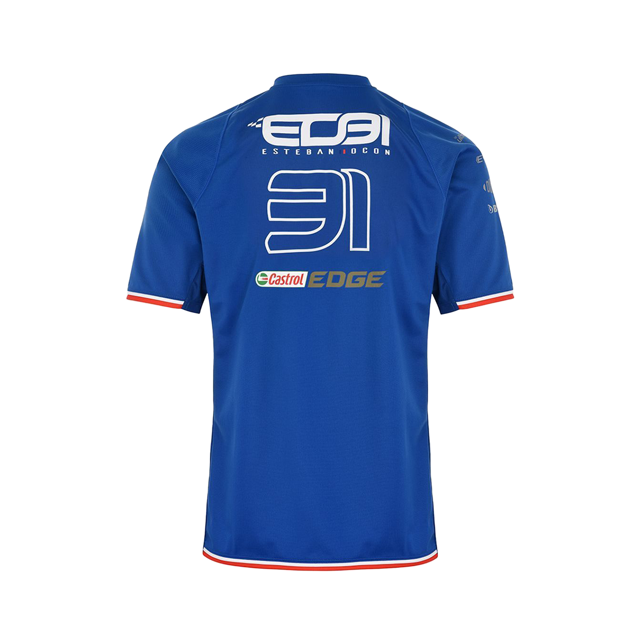 Alpine F1 Ocon Kurzarm-Polo blau für Herren