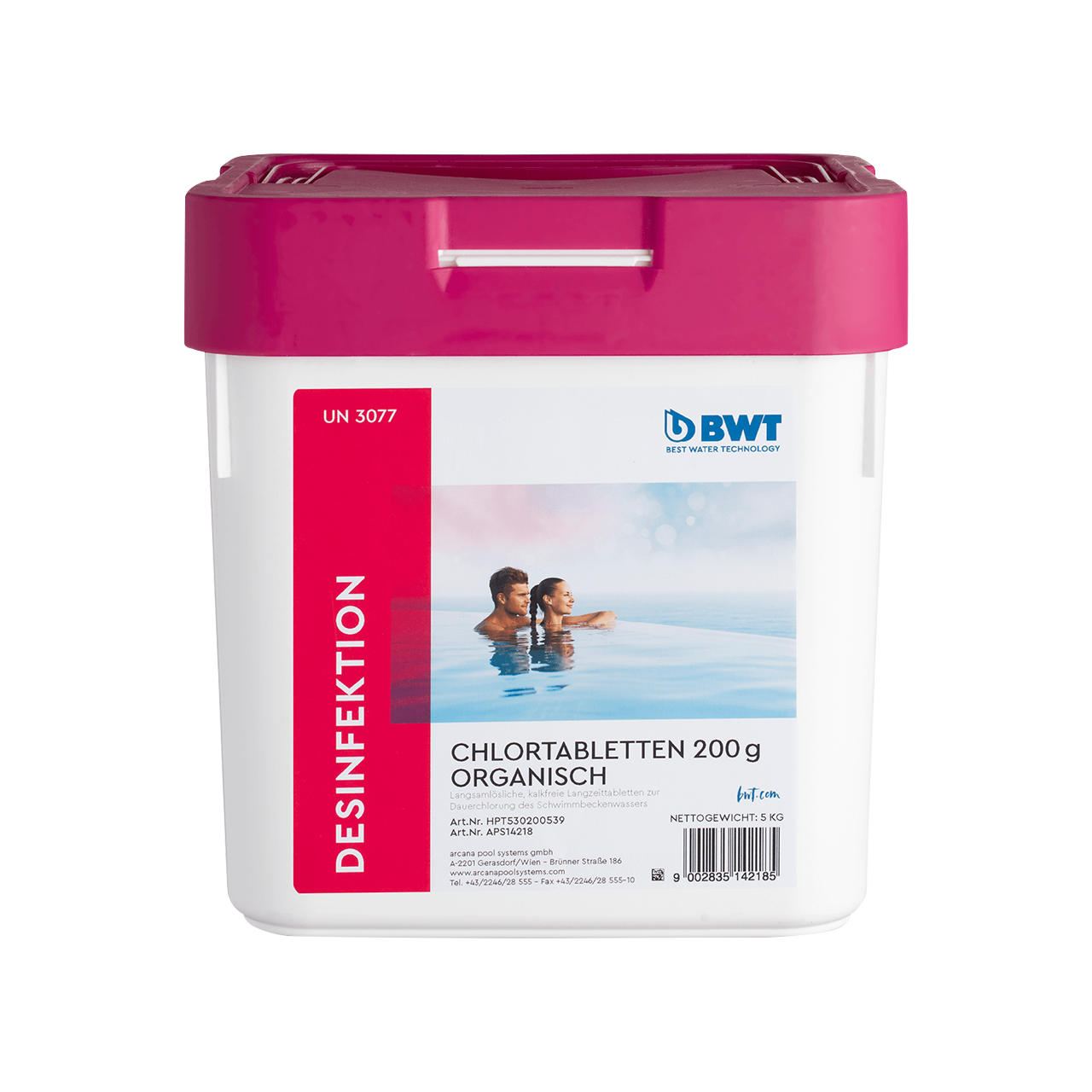 Dauerchlorung des Schwimmwassers