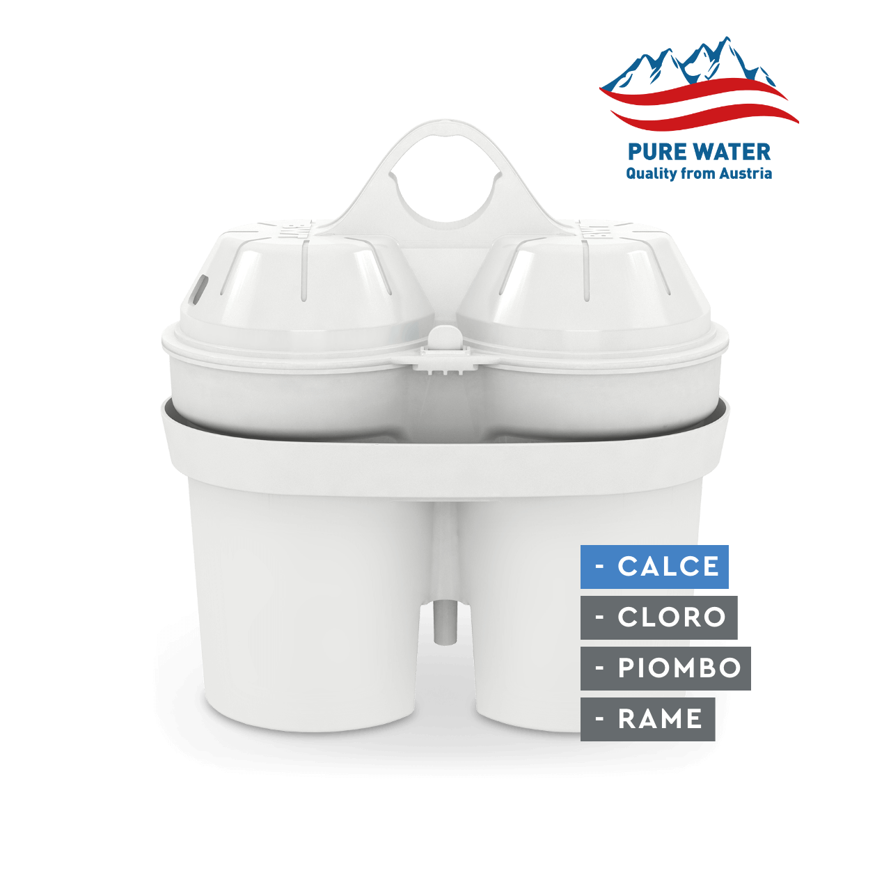 BWT Caraffa da acqua filtrante, con magnesio, modello vita manuale + set di  6 filtri BWT Magnesium Mineralizer : : Casa e cucina