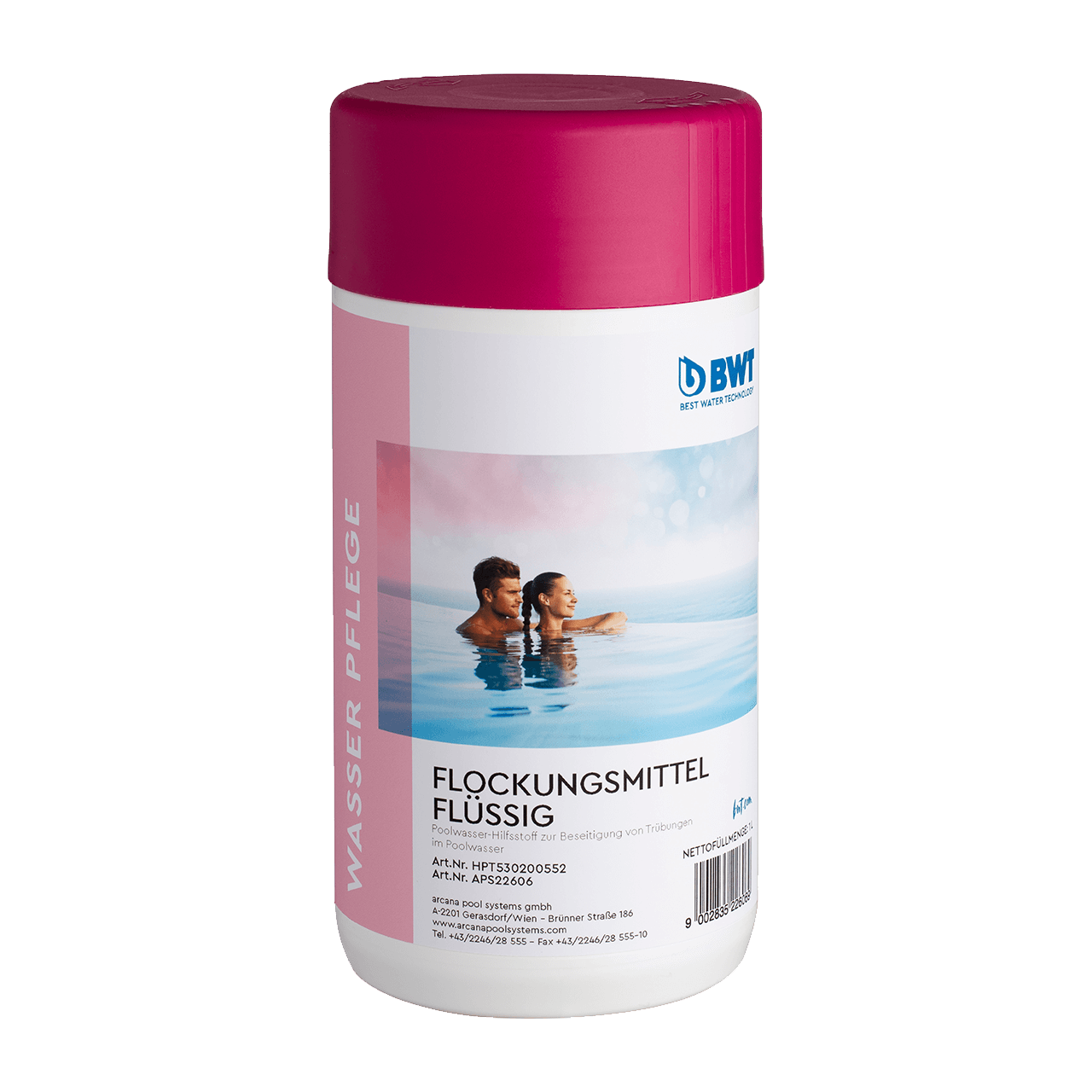 Floculant liquide BWT pour l'entretien de l'eau de piscine