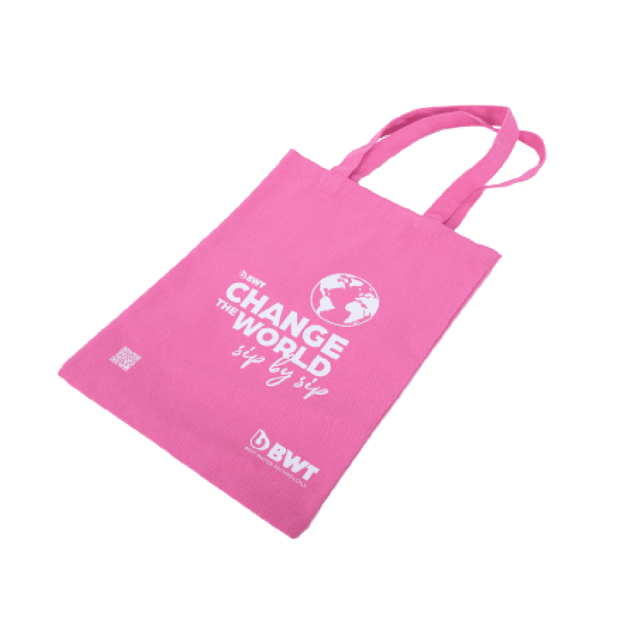 BWT Change the World cotton bag in pink