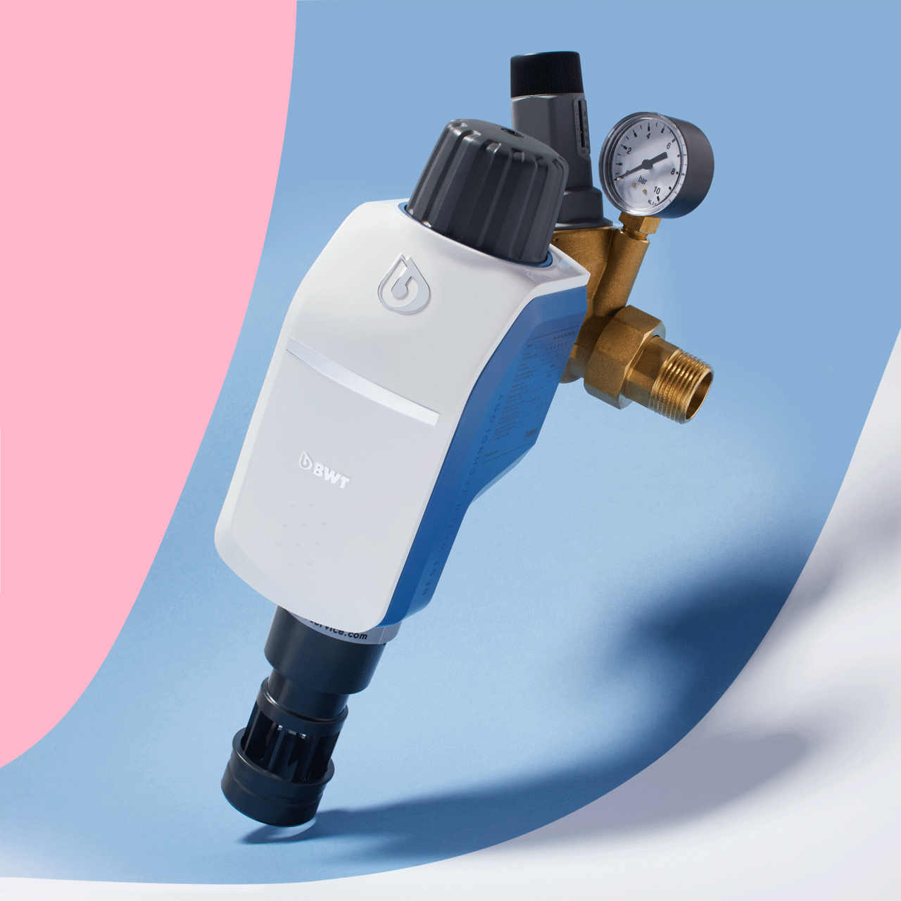 BWT R1 Filtre à rinçage inversé HWS 1" pour filtrer les particules et les impuretés comme la rouille et le sable