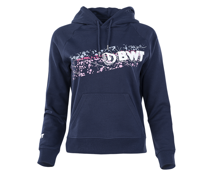 Ladies Hoodie in blue by BWT