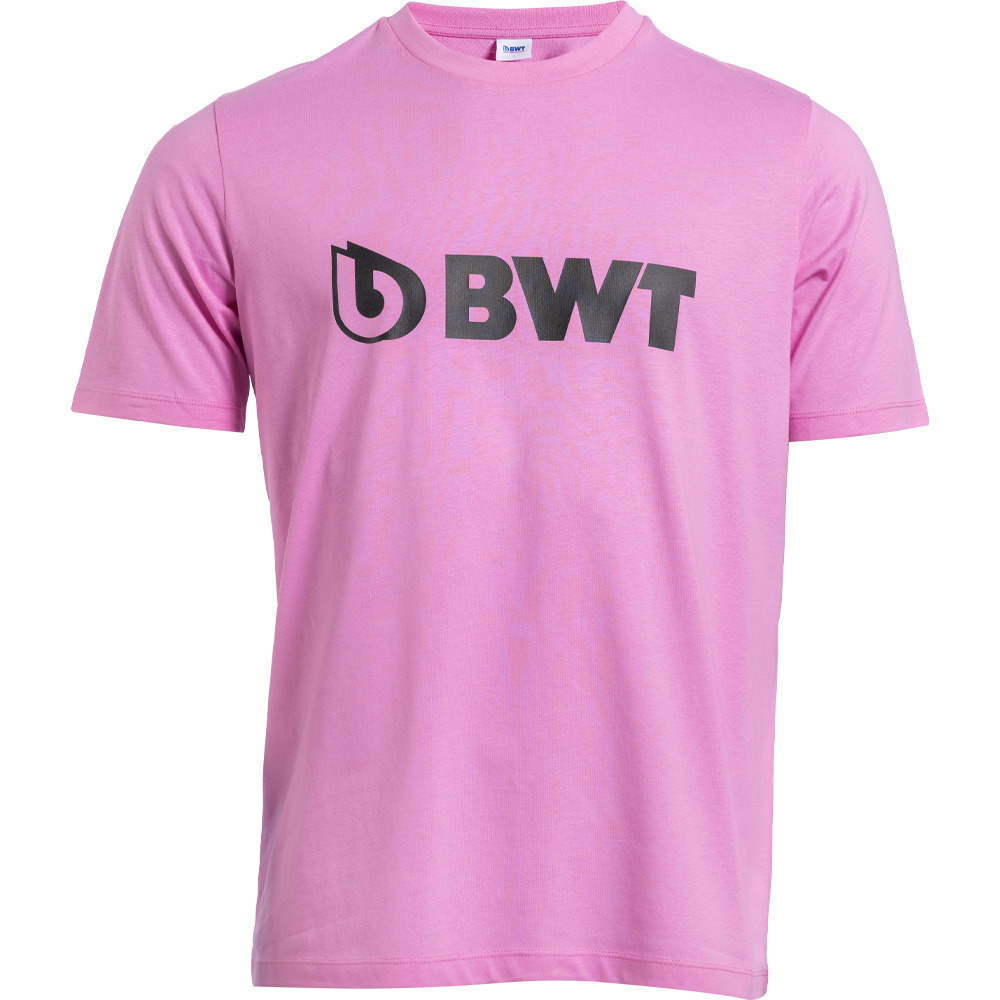 Camicia a maniche corte in rosa di BWT