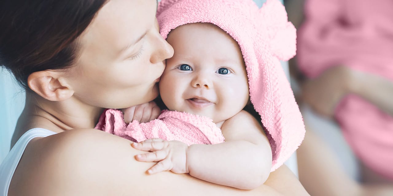 moeder met baby