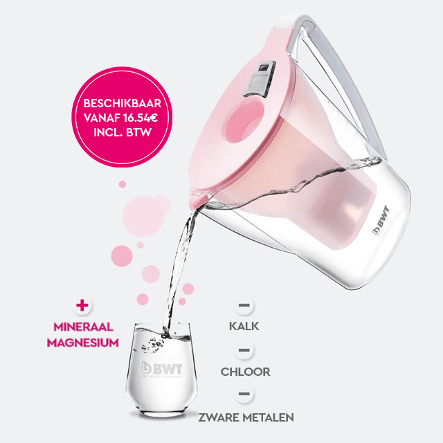 Waterkan met magnesiumtechnologie