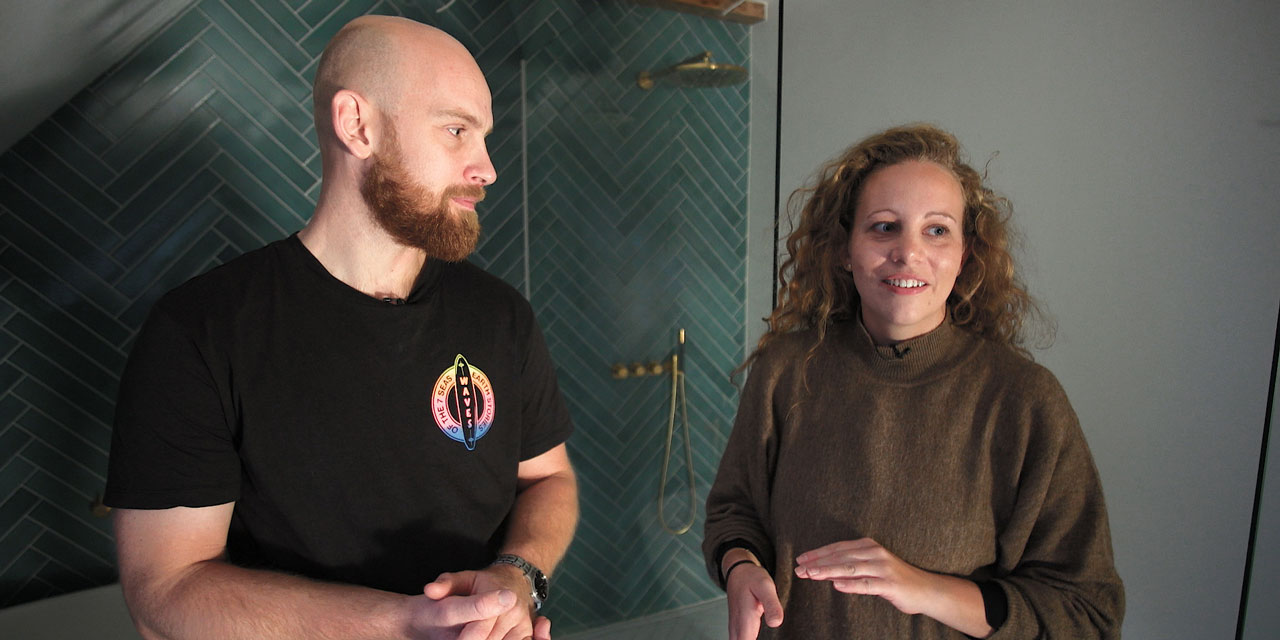 Caroline og Anders fikk installert et kalkfilter for å få kalkfritt vann