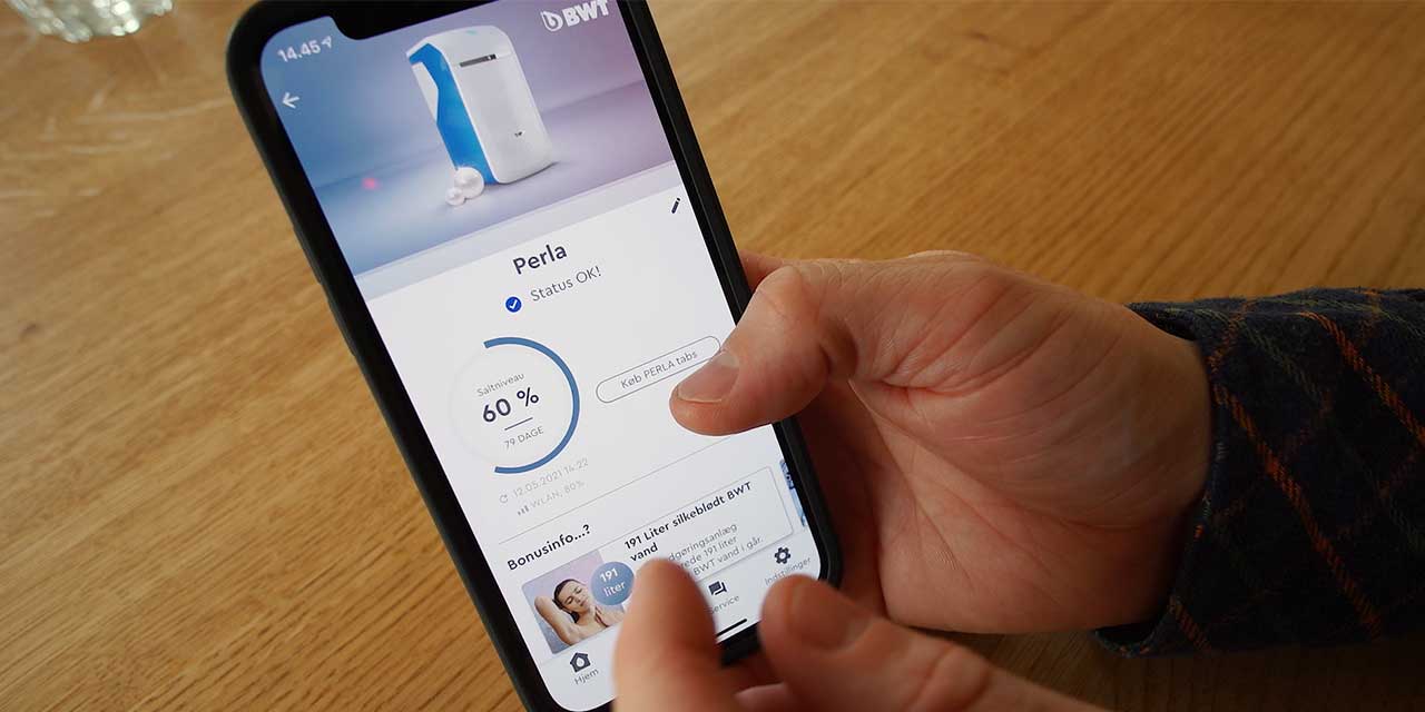 Rikke og Rasmus fikk installert et kalkfilter for å få kalkfritt vann