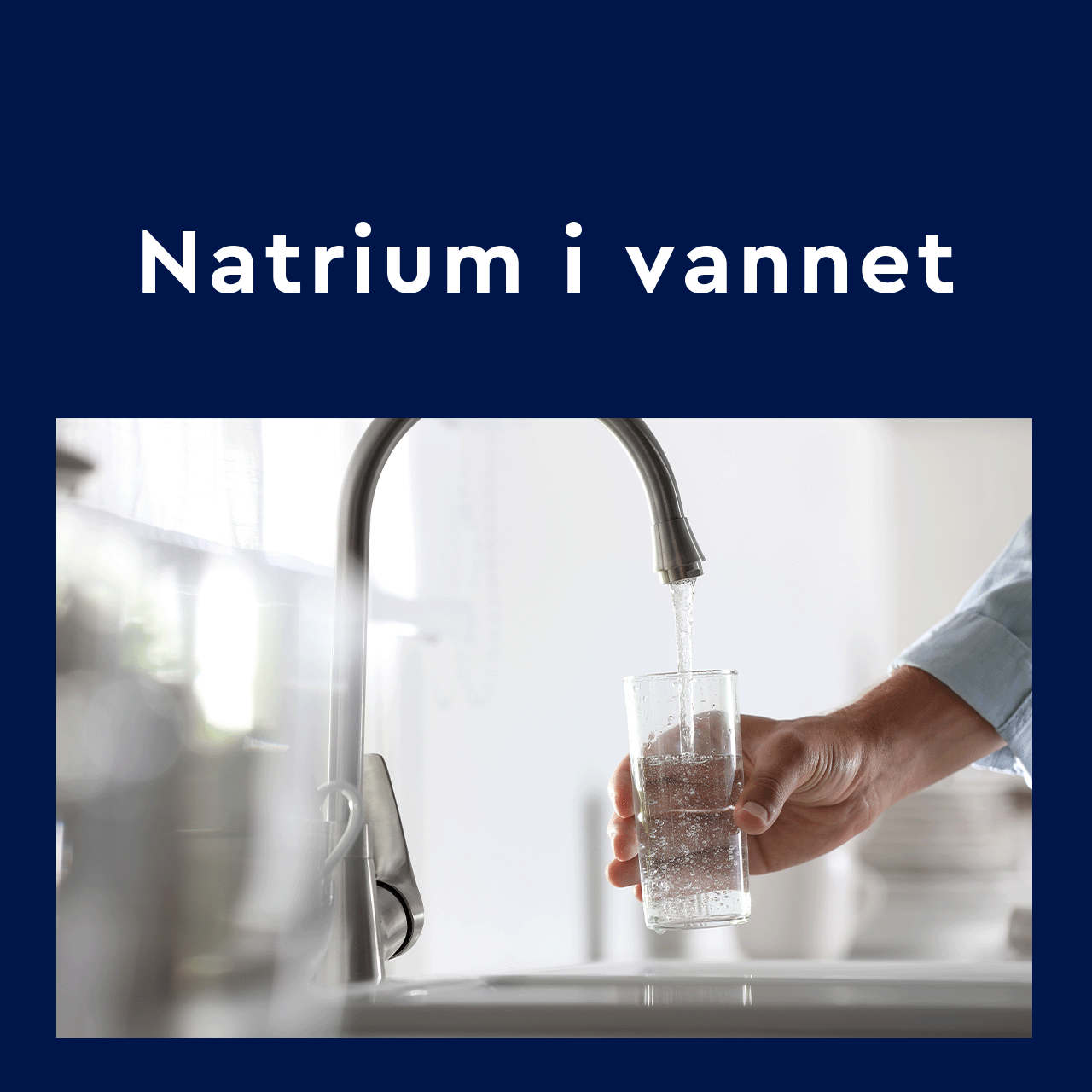 Natrium i vannet - BWT har løsningen for optimal vannkvalitet - BWT