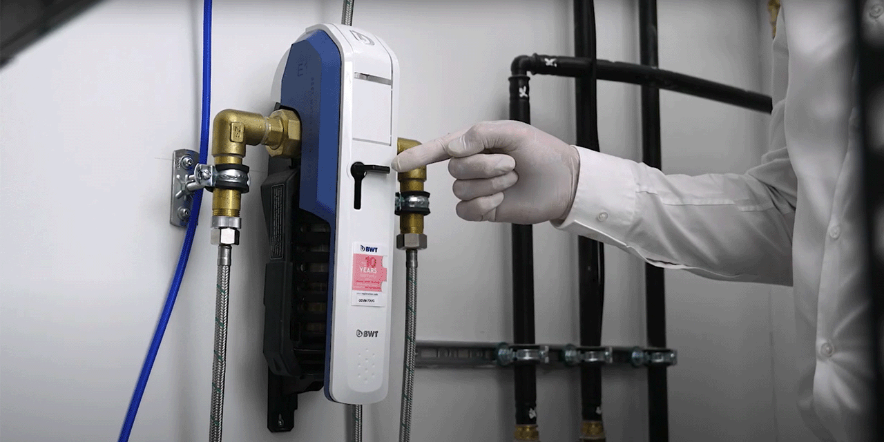 BWT bytte filter til E1 silfilter vannrensing