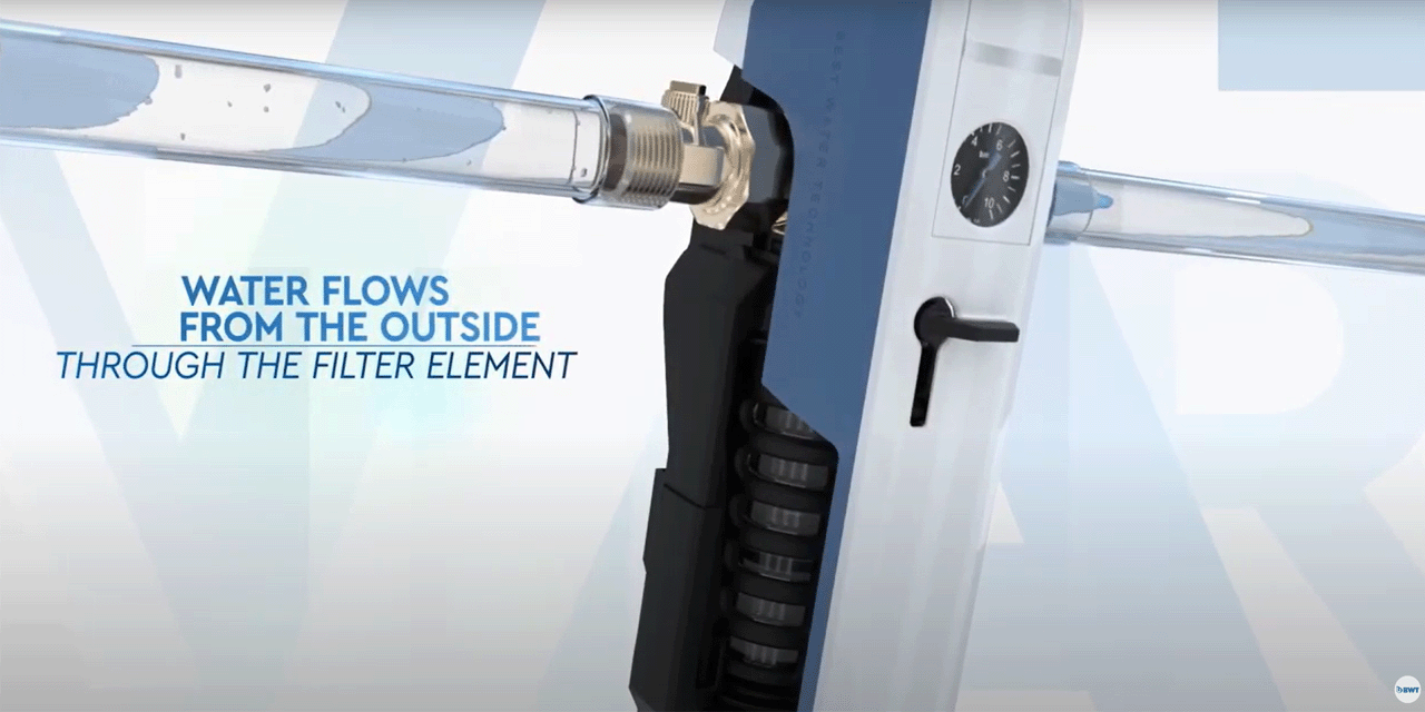 BWT E1 silfilter for å beskytte mot partikler