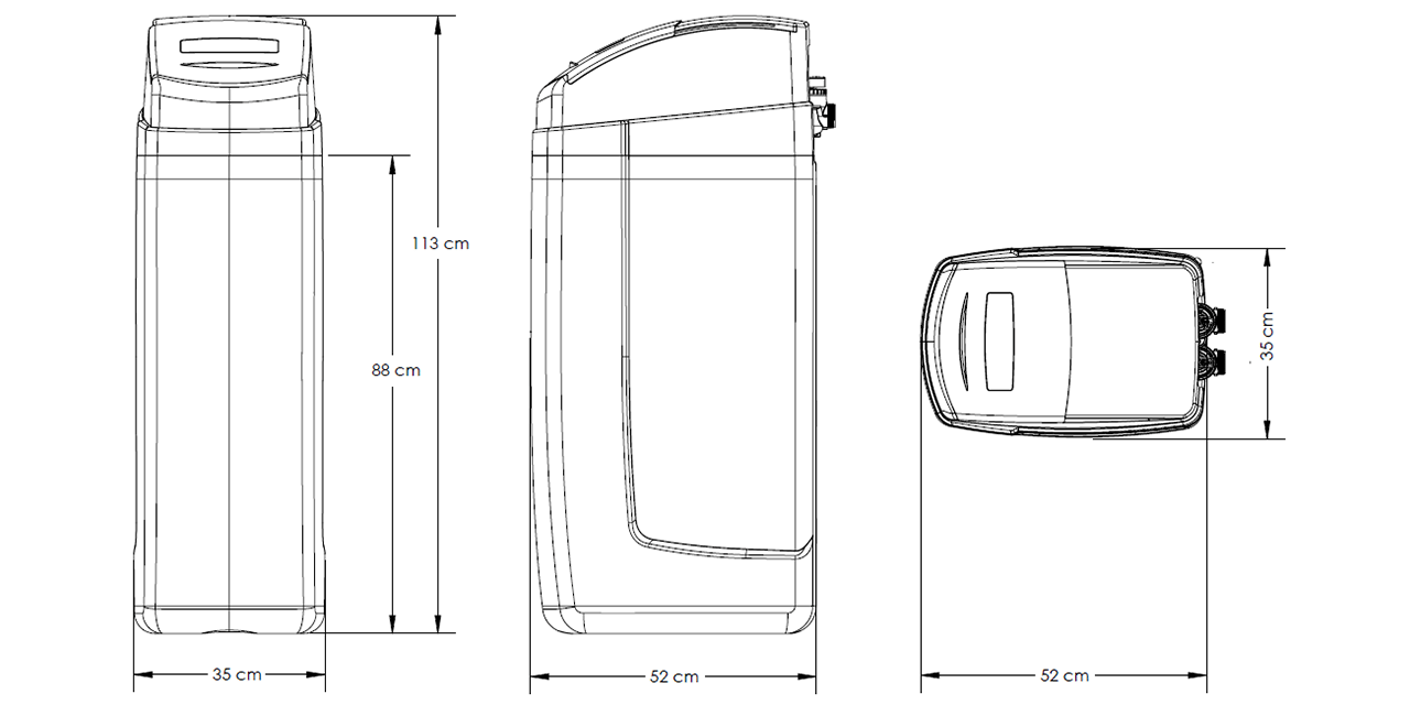 BWT Ecosoft premium softener kalk, jern og mangan vannfilter