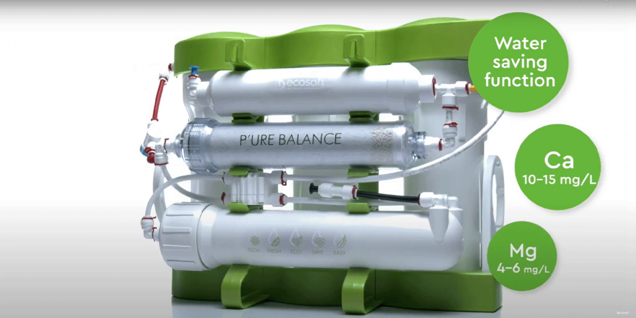 BWT Pure Balance omvendt osmose vannfilter til springen for kalkfritt vann