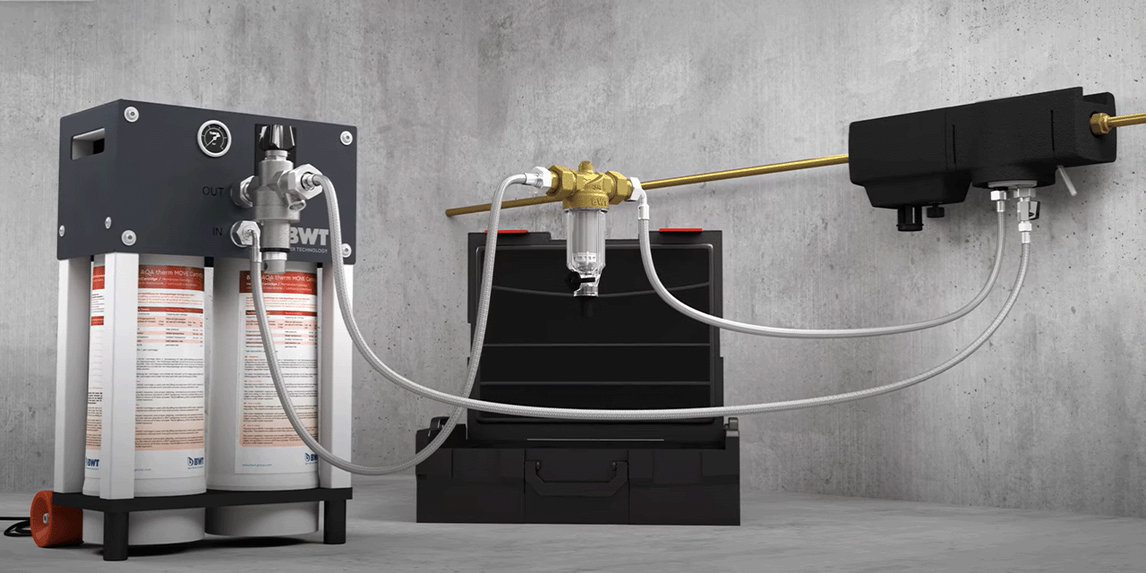 AQA therm MOVE Power BWT Norge - vannbehandling varmeanlegg