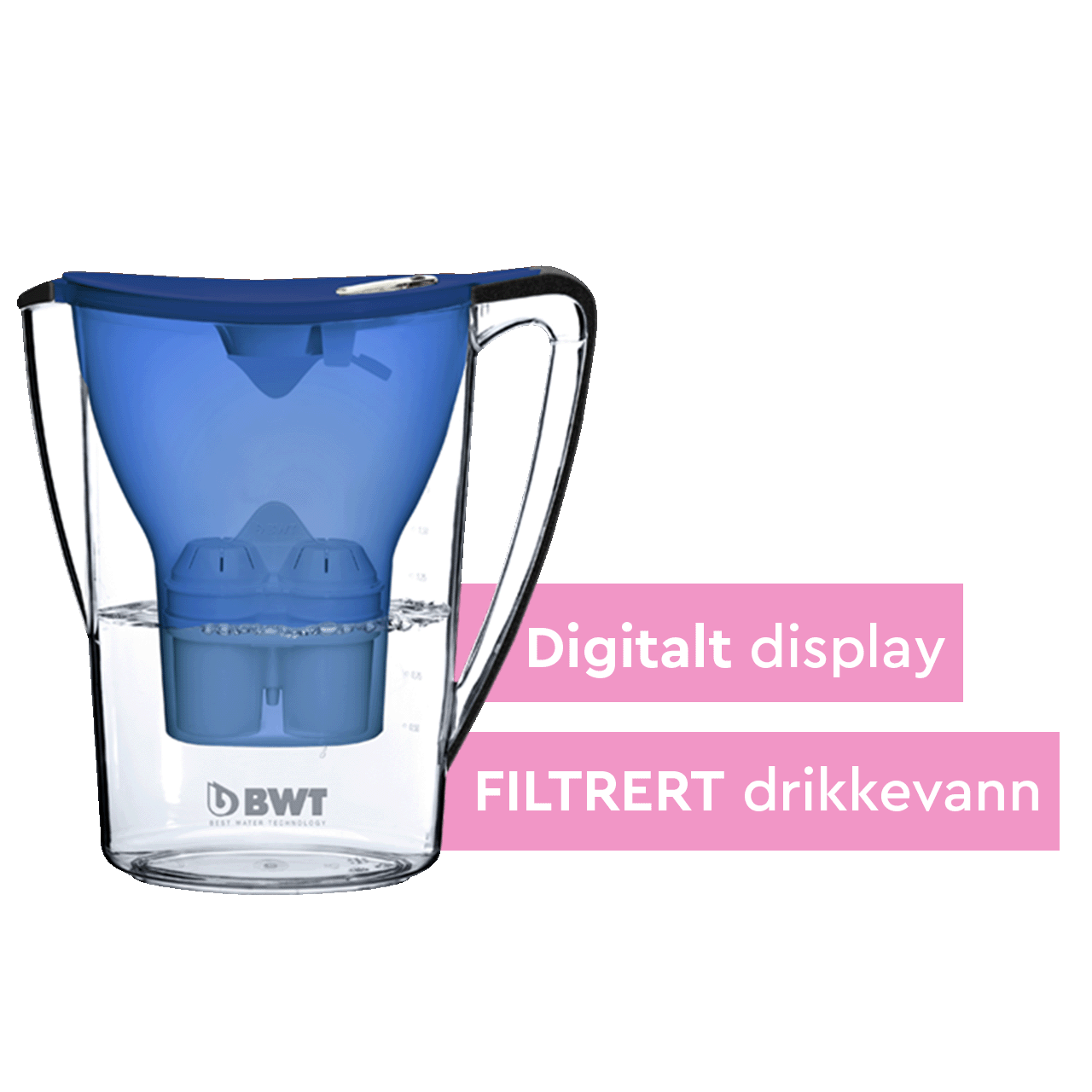 BWT Penguin filterkanne inkl. filterpatron Blue BWT