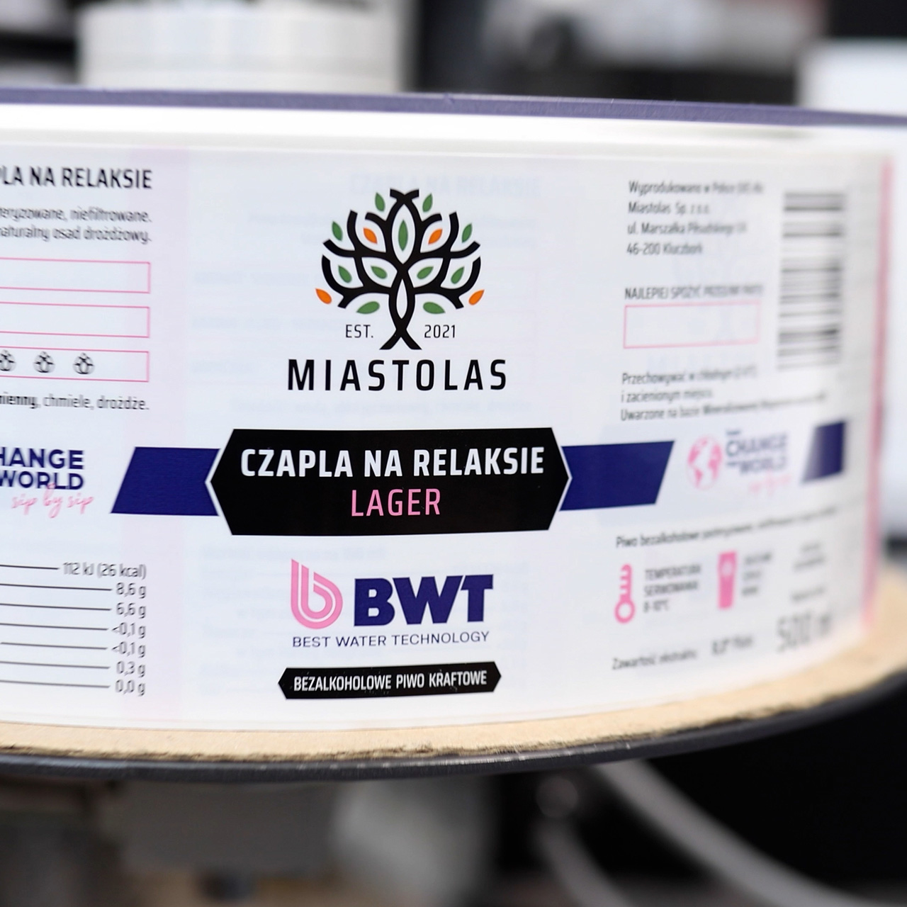 piwo czapla na relaksie