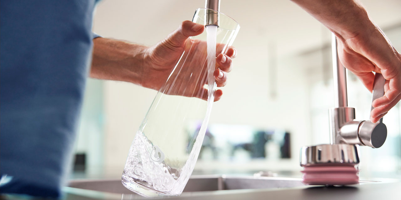 Tap water hand