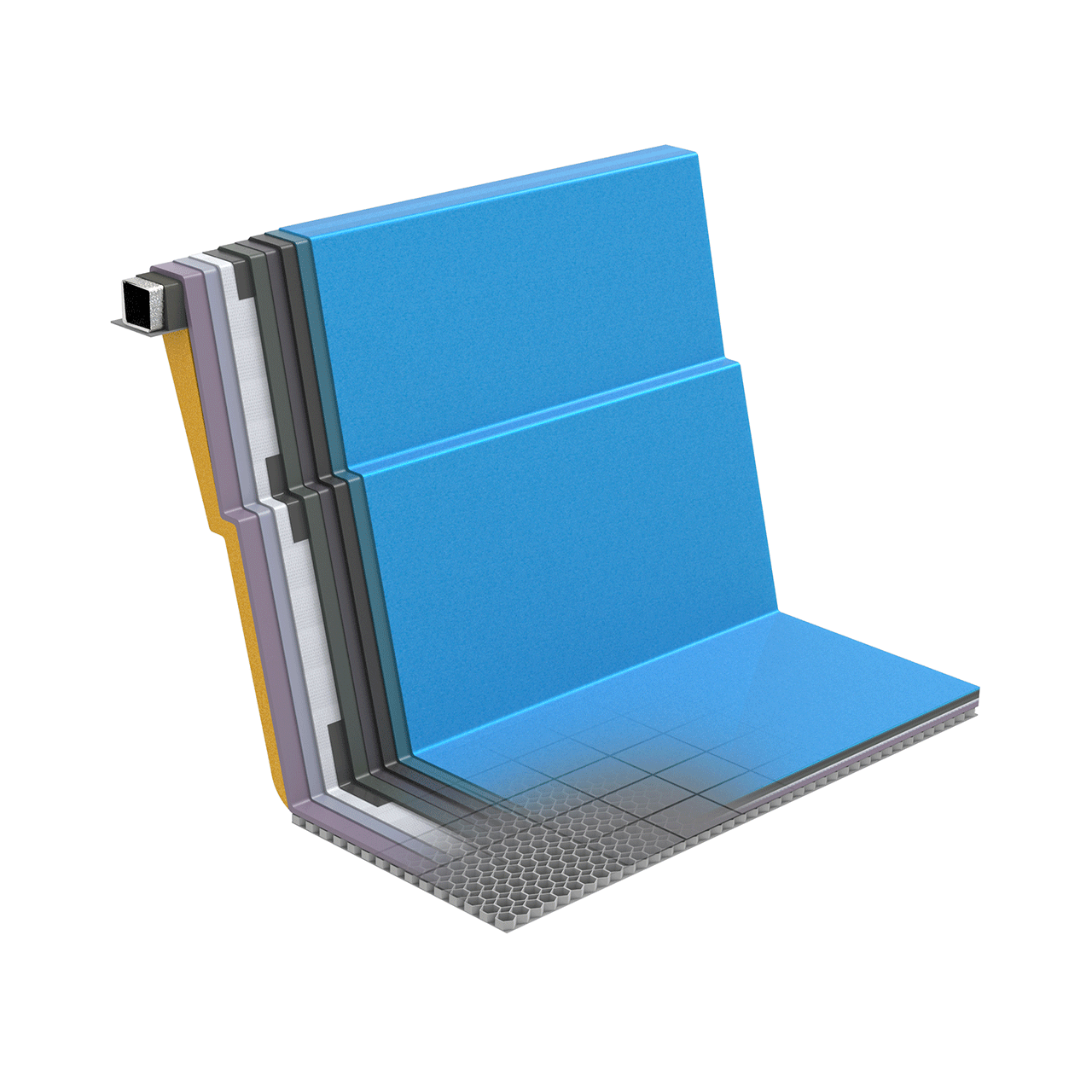 BWT pool struktur på poolvæg