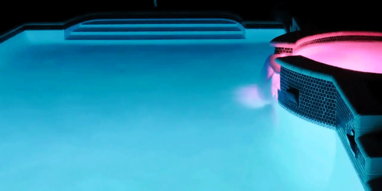 Pool trends fra BWT unikt LED lys