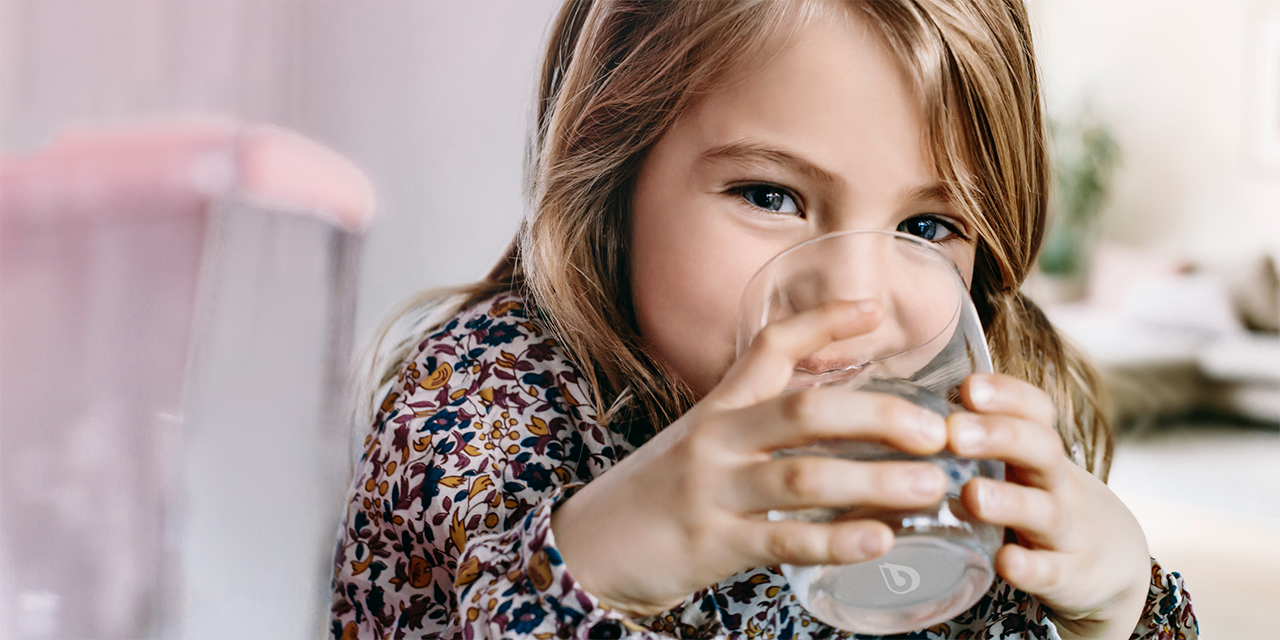 bwt, pige, drikker, vand