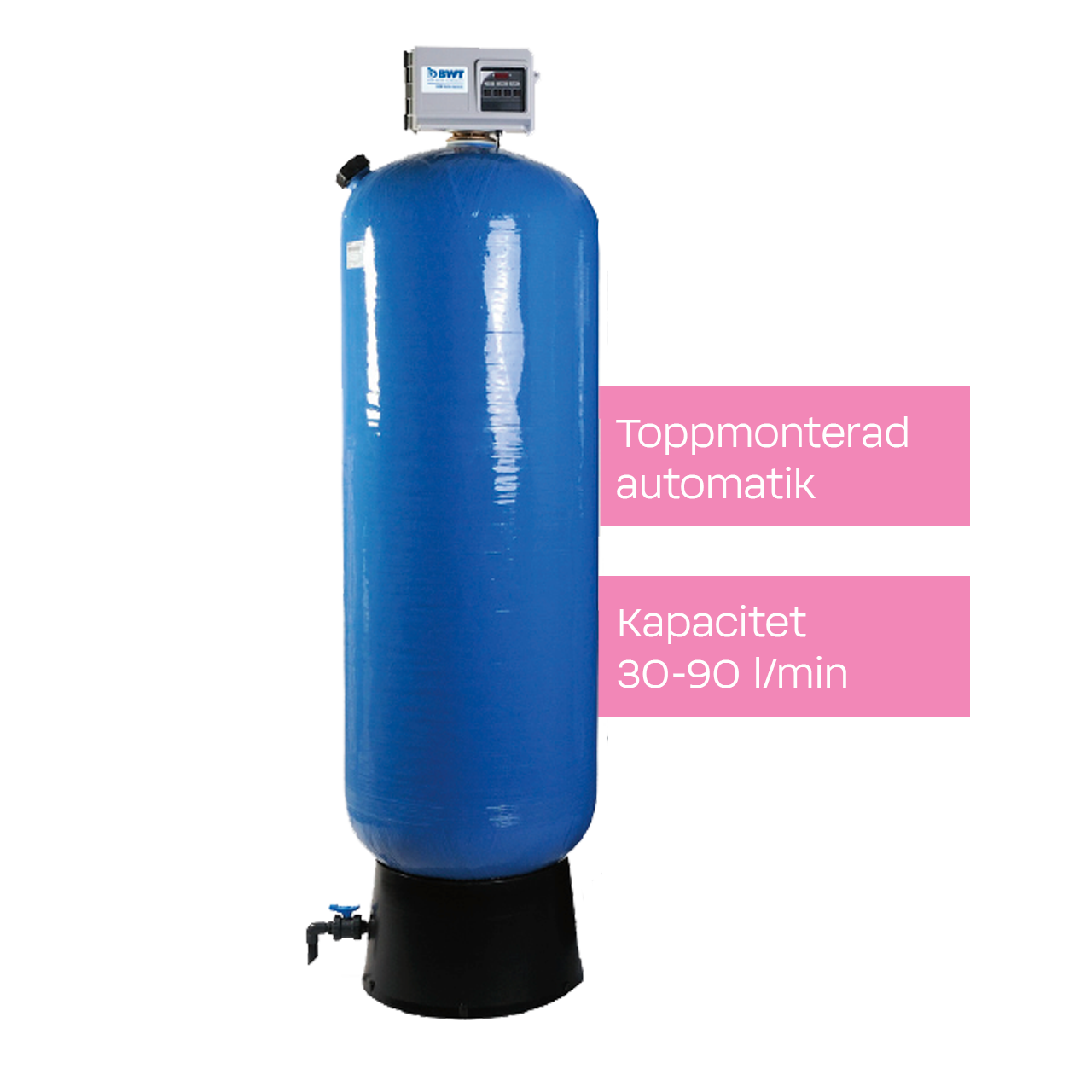 BWT Multimediafilter kapacitet 30-90 l/min 