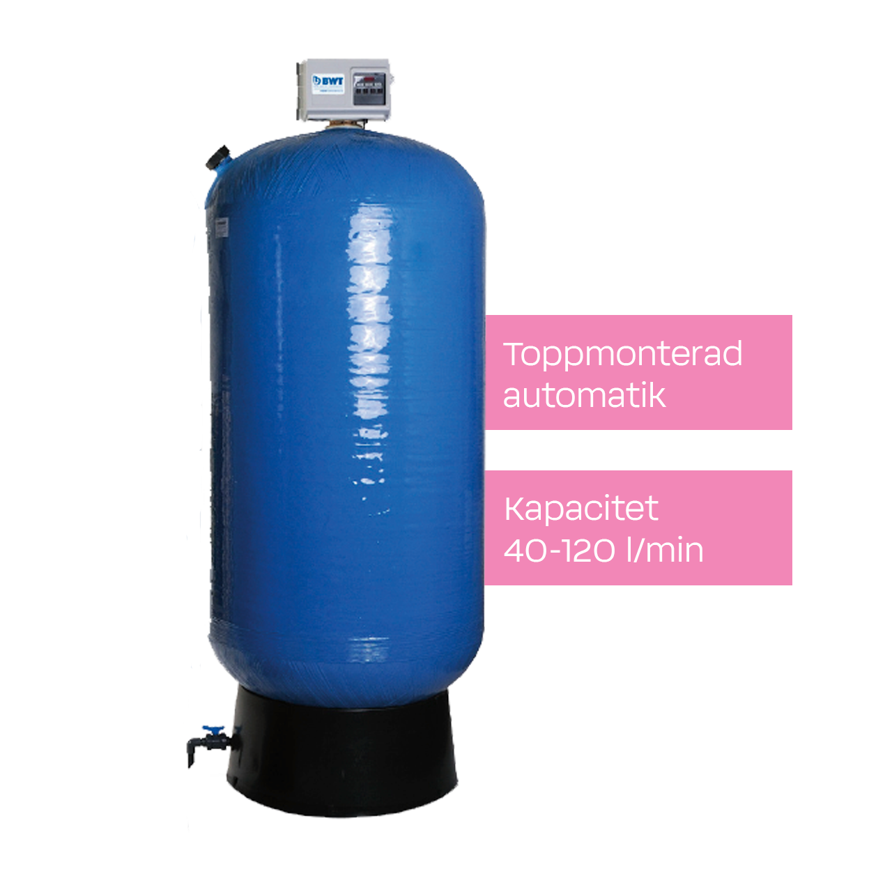 BWT Multimediafilter kapacitet 40-120 l/min