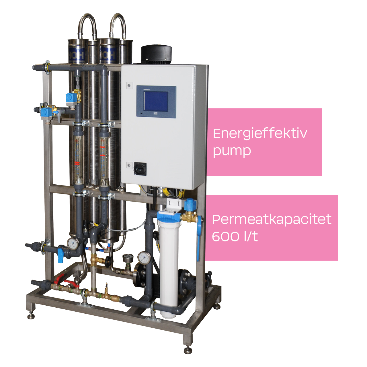 BWT Permaq Pro 2110 kapacitet 600 l/t