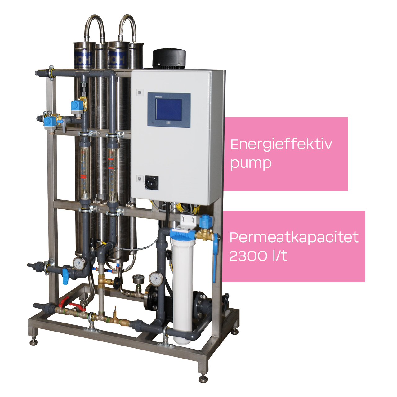 BWT Permaq Pro 2140 kapacitet 2300 l/t