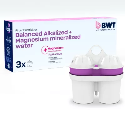 BWT Balanced Alkalized + Magnesium Mineralized Water 3er Pack