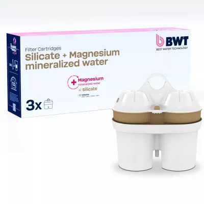 Silicate + Magnesium Mineralized Water confezione da 3