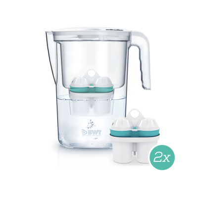 Vida inkl 2 Filterkartuschen & Glasflasche